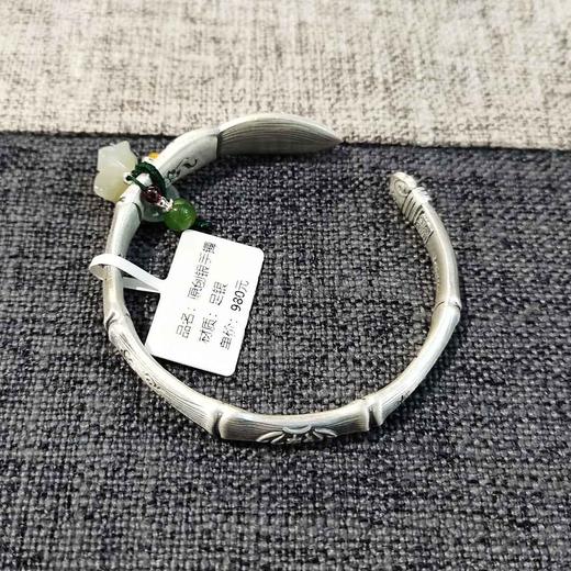 处处莲花开°足银999手镯DK895 商品图2