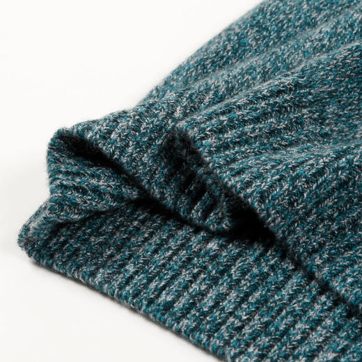 METTE羊绒世家21秋冬新品男士100%山羊绒衫高领加厚保暖针织毛衣 商品图3