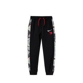 耐克-童衣类（冬）E1大童针织裤正黑色
