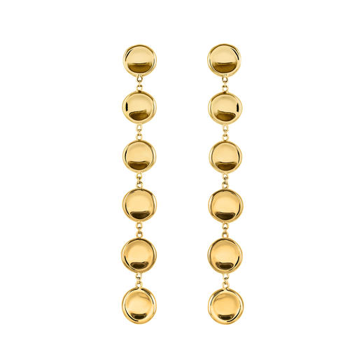 J.HARDYMENT | Small Thumbprints Chain Drop Earrings 70mm [耳环 3色可选] 商品图4