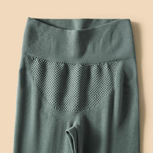 【双十一大促】【羊毛收腹发热裤】高腰发热保暖秋裤弹力修身提臀贴片护膝给膝盖加倍保暖塑腿显瘦常规款/膝盖加绒款可选 商品图5