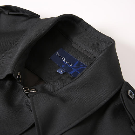 下架返修-YvesFigarau伊夫·费嘉罗男装秋冬休闲时尚舒适920550风衣外套 商品图6
