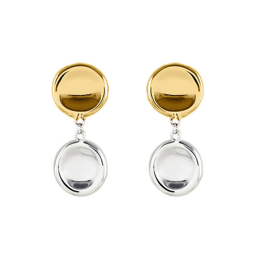 J.HARDYMENT | Small Double Chain Thumbprints Earrings [混色 耳环] 商品图1
