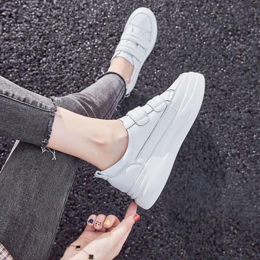 ZHR小白鞋女平底百搭休闲运动鞋韩版厚底板鞋 商品图7