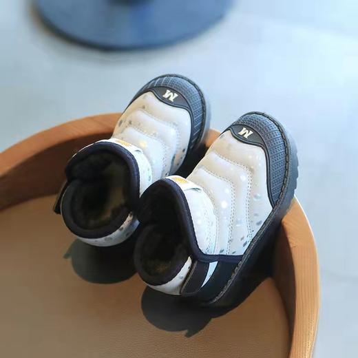 辛巴之星冬款儿童休闲雪地靴小童婴儿大棉加厚棉靴大童加绒保暖鞋 商品图2