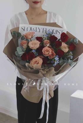 新品卡布奇诺花束