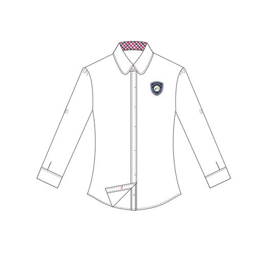 渝北实验小学-男女长袖衬衫 商品图1