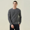 METTE羊绒世家21年秋冬新品男士100%山羊绒圆领加厚保暖针织毛衣 商品缩略图1