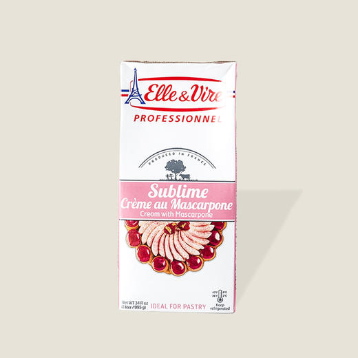 爱乐薇马斯卡波尼稀奶油 1L 商品图0