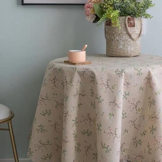 小象桌布布艺棉麻田园小清新家用客厅长方形桌布 商品图6