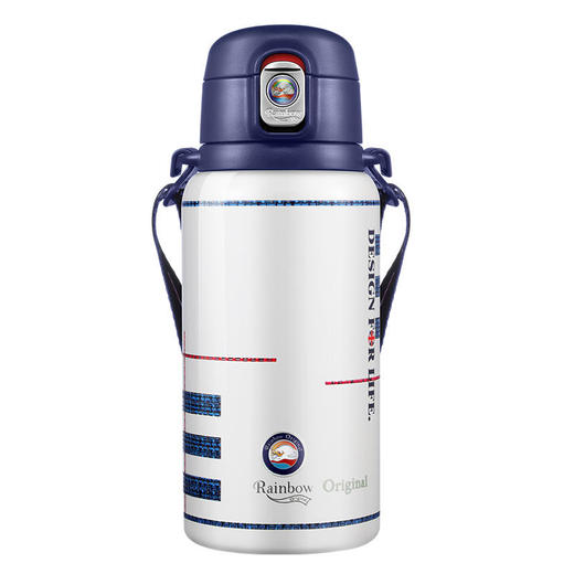 【秋冬热卖】英国瑞堡rainbow儿童保温杯英伦轻奢吸管杯530ml 商品图1