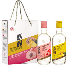 吾调·果味小酒混装套盒（蜜桃+菠萝） 16.8度 375mL*2瓶