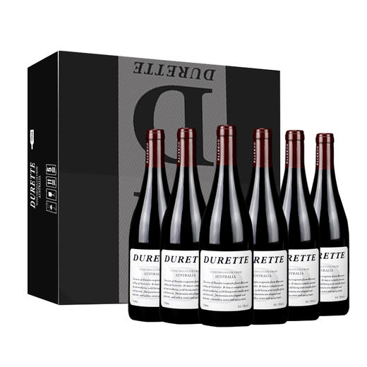 [杜瑞特南陆干红]14.5度-礼盒装红酒-750ml-6瓶 商品图0
