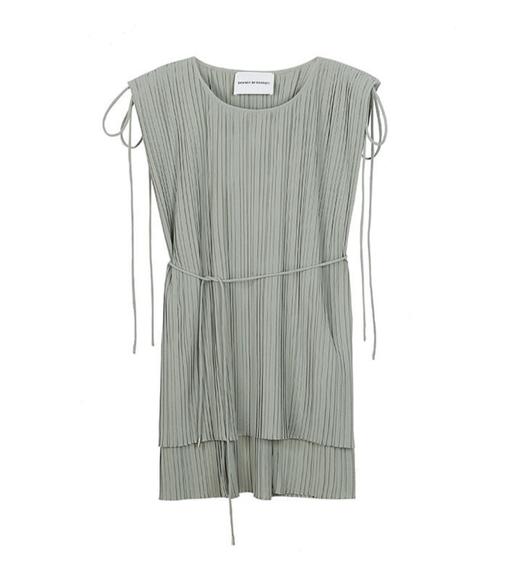 宽松落肩系带上衣 商品图0