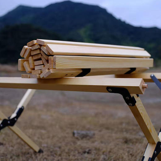 山韵实木蛋卷桌 商品图3