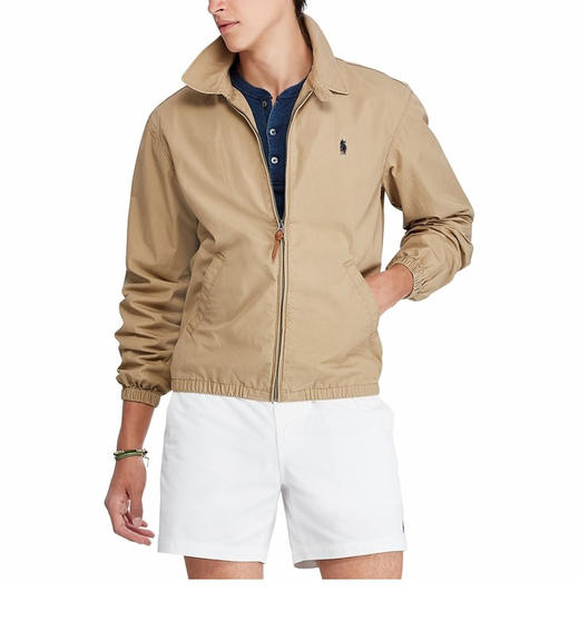 小马刺绣标 翻领 春秋季 薄款棉夹克外套 PT-1009 商品图0