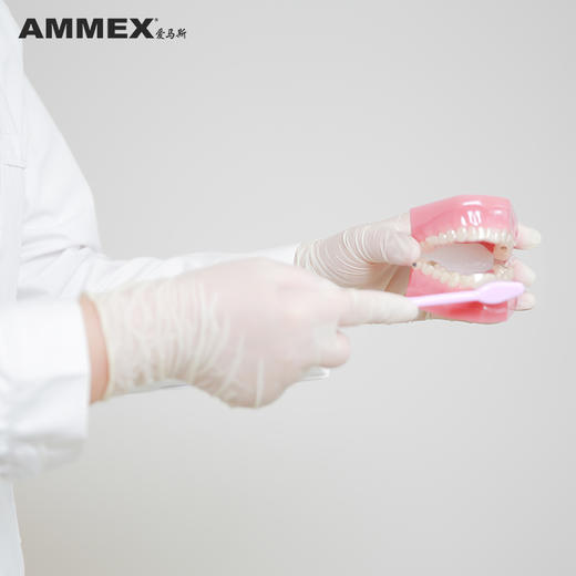 【进口】医用检查手套（微麻面 无粉） XLFRT-国械备20160956 商品图5