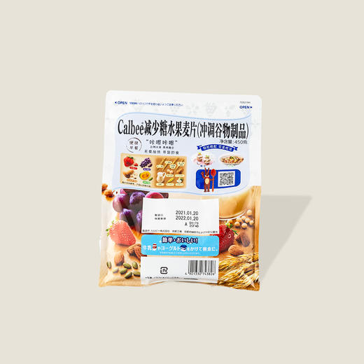 卡乐比减糖麦片 450g 商品图1