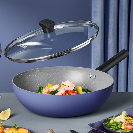 炊大皇酷系列超轻锅不粘家用炒锅CG30K 商品图0