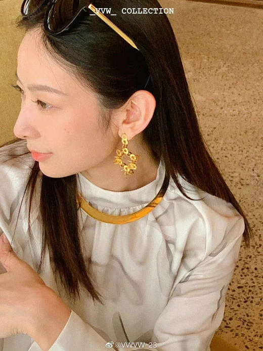 HIDEMI简约设计感项圈 银色/金色 商品图2