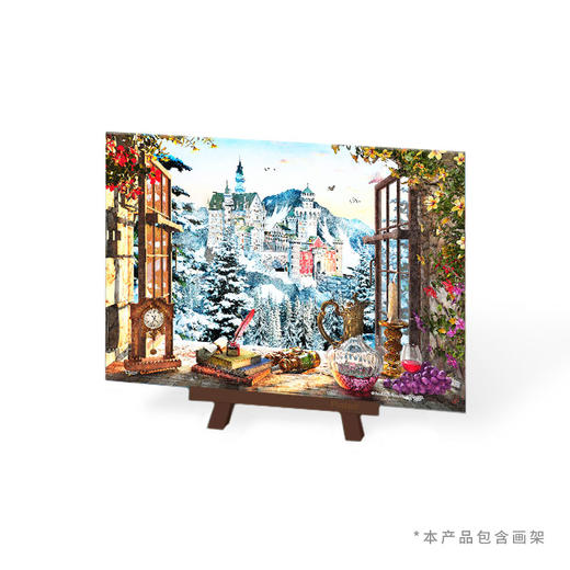 368片 迷你拼图 塑料拼图 P1358 Dominic Davison-童话里的城堡(配画架) 商品图2