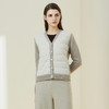 METTE羊绒世家21年秋冬女新品羊绒开衫时尚针织开衫夹棉保暖外套 商品缩略图2