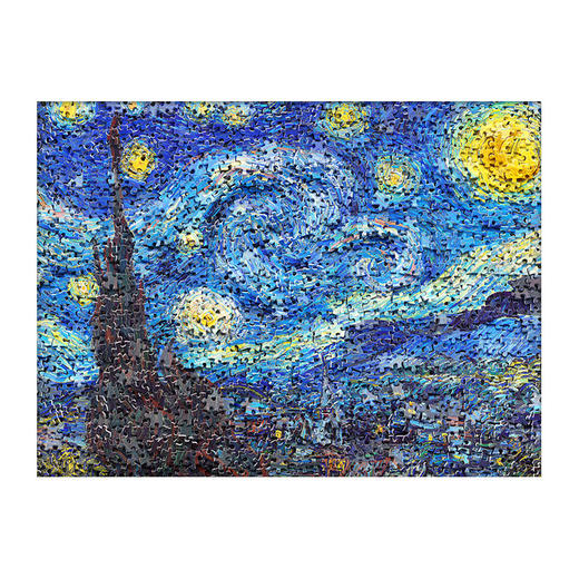 H2247 拼圖中的拼圖-梵谷-星夜 商品图0