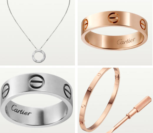 情侣款戒指手镯手链项链SP 商品图0