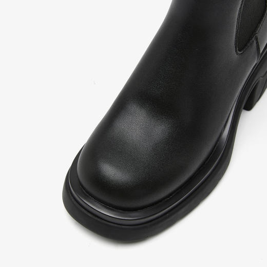 西遇长筒靴女高跟冬季新款骑士靴潮流女靴瘦瘦靴不过膝长靴女	D2214162 商品图5