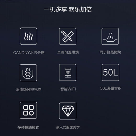 海尔（Haier）蒸烤炸一体机 H1SO46BGU1 商品图1