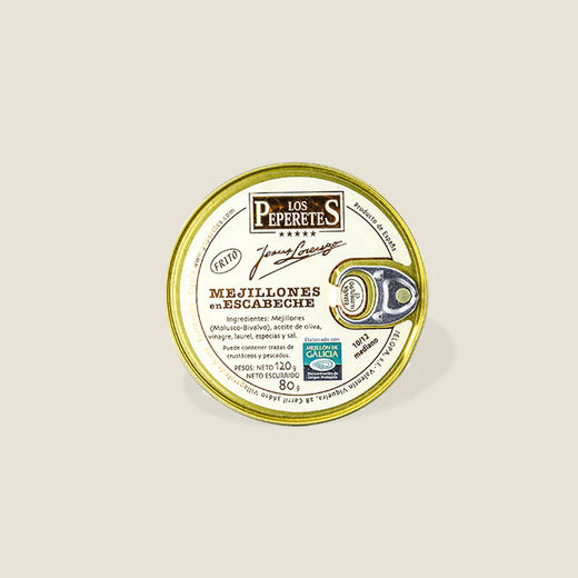 贝贝德斯酱汁贻贝罐头 120g 商品图0