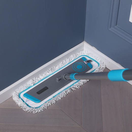 利快平板拖把瑞典进口升级加长铝杆可伸缩大面板地拖50cm墩布 商品图2