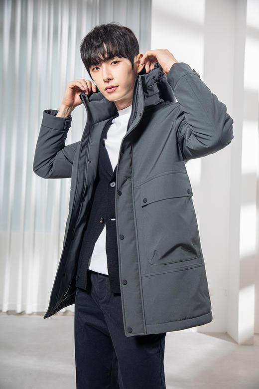 callisto两色可选白鹅绒聚酯纤维羽绒服  FQFED110C 商品图1