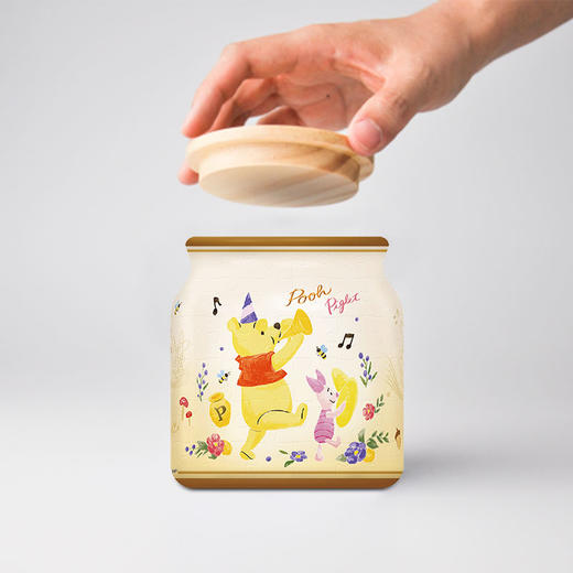 96片 收纳罐拼图 塑料拼图BB1008 小熊維尼系列-音乐盛宴 商品图3