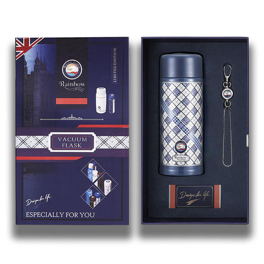 英国瑞堡Rainbow保温杯英伦轻奢风骑士精装版220ml 商品图4