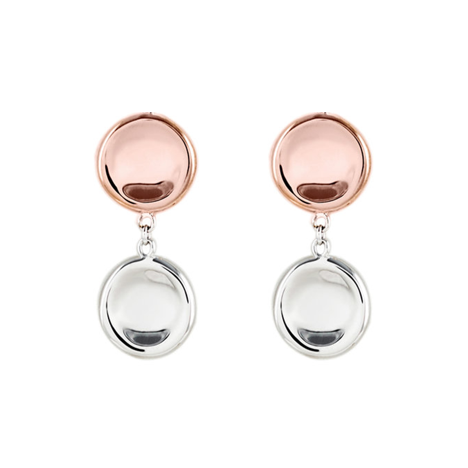 J.HARDYMENT | Small Double Chain Thumbprints Earrings [混色 耳环]