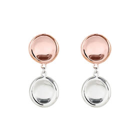 J.HARDYMENT | Small Double Chain Thumbprints Earrings [混色 耳环]