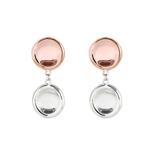 J.HARDYMENT | Small Double Chain Thumbprints Earrings [混色 耳环] 商品图0