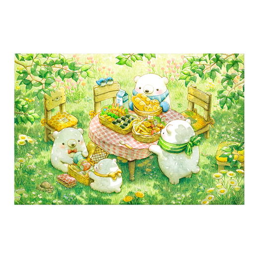 600片 平面拼图 塑料拼图 H2316 ちっぷ- 阳光下的餐宴 商品图1