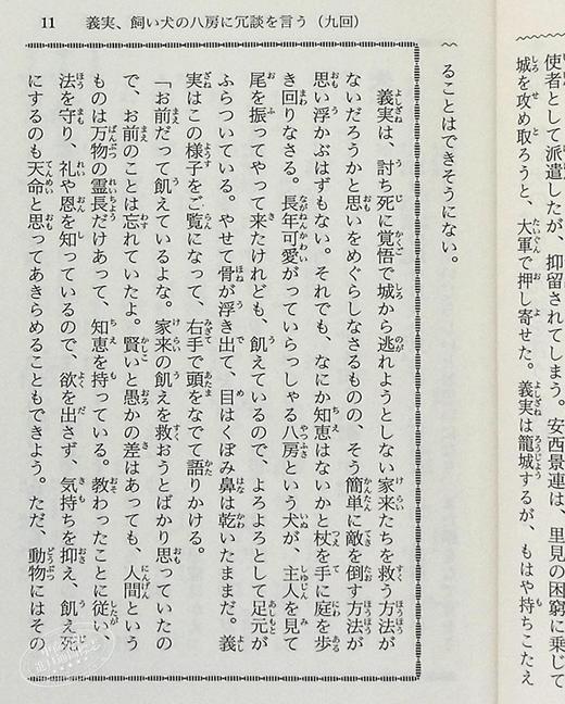 南总里见八犬传 日本古典文学系列 日文原版 南総里見八犬伝 与源氏物语齐名 芥川龙之介京极夏彦推荐 七龙珠犬夜叉原型 曲亭马琴 商品图7