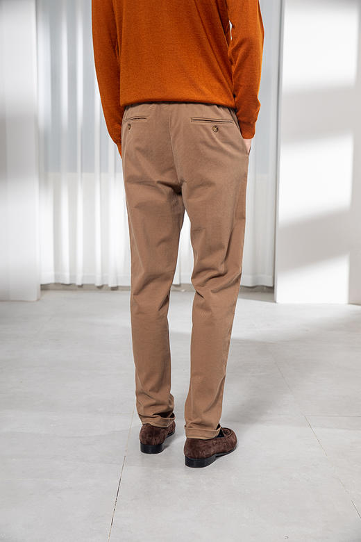 callisto卡其弹力棉休闲裤  FQCPW070C 商品图3