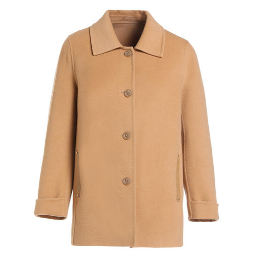 【100%绵羊毛】【重磅绵羊毛】乔万尼大衣新款短款显瘦EI4B553 商品图4