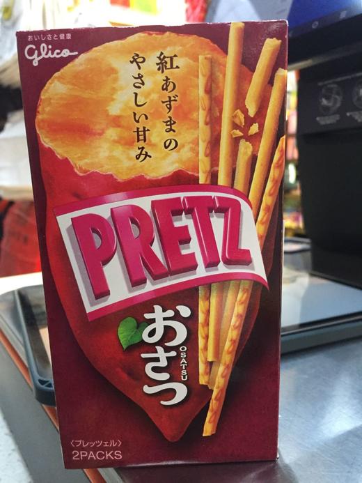 格力高红薯味饼干棒62克 商品图0