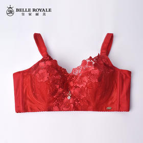 【秒杀品不退不换】皇家丽美薄杯记忆钛圈收副乳调整型文胸大胸显小内衣WJ901-1