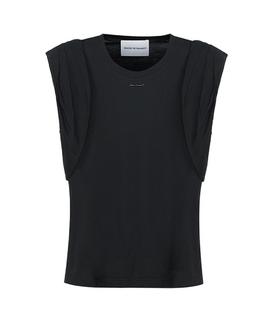 后腰镂空解构T恤