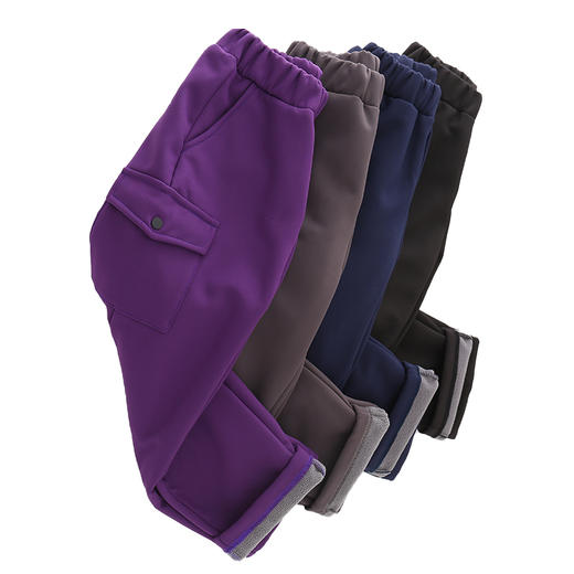 【2025反季抄底清仓】龙之涵 亲子款加绒保暖防风裤 中大童保暖裤子童装 婴幼儿A类标准 商品图11