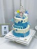 宝藏男孩蓝色系双层蛋糕 商品缩略图2