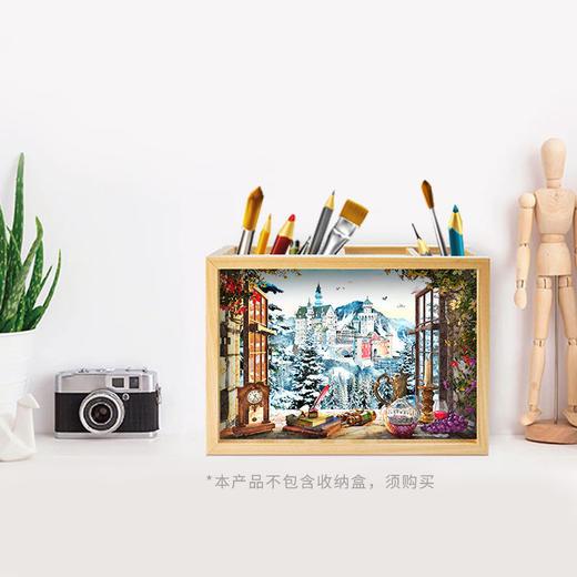 368片 迷你拼图 塑料拼图 P1358 Dominic Davison-童话里的城堡(配画架) 商品图4