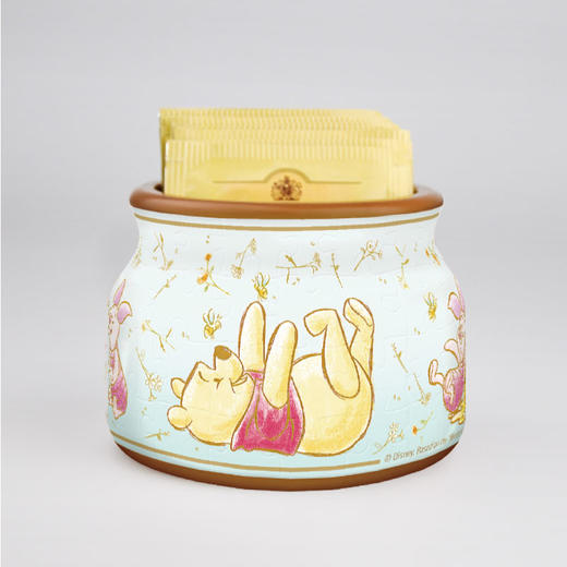 64片 收纳罐拼图 塑料拼图 BC1002 小熊维尼系列- 美好花季 商品图2