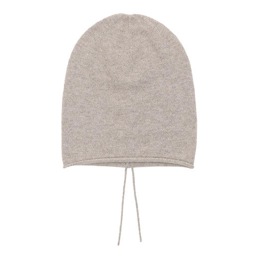 羊绒世家21年秋冬新品女士羊绒围巾圆顶无檐系带围巾 商品图6